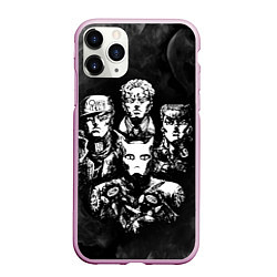 Чехол iPhone 11 Pro матовый JOJOS BIZARRE ADVENTURE, цвет: 3D-розовый