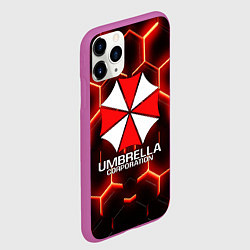 Чехол iPhone 11 Pro матовый UMBRELLA CORP, цвет: 3D-фиолетовый — фото 2