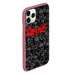 Чехол iPhone 11 Pro матовый SLIPKNOT, цвет: 3D-малиновый — фото 2