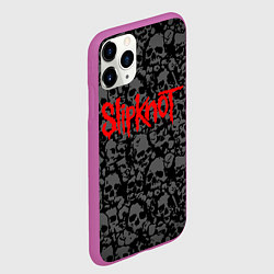 Чехол iPhone 11 Pro матовый SLIPKNOT, цвет: 3D-фиолетовый — фото 2
