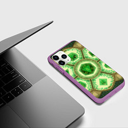 Чехол iPhone 11 Pro матовый DnD Dices - Clever, цвет: 3D-фиолетовый — фото 2