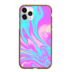 Чехол iPhone 11 Pro матовый DIGITAL ART, цвет: 3D-коричневый