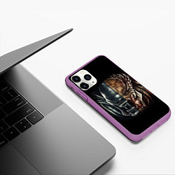 Чехол iPhone 11 Pro матовый PREDATOR, цвет: 3D-фиолетовый — фото 2