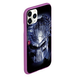 Чехол iPhone 11 Pro матовый PREDATOR, цвет: 3D-фиолетовый — фото 2