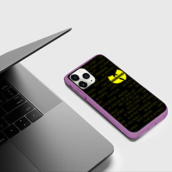 Чехол iPhone 11 Pro матовый WU-TANG CLAN, цвет: 3D-фиолетовый — фото 2