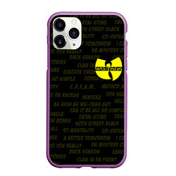 Чехол iPhone 11 Pro матовый WU-TANG CLAN, цвет: 3D-фиолетовый