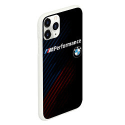 Чехол iPhone 11 Pro матовый BMW PERFORMANCE, цвет: 3D-белый — фото 2
