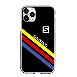 Чехол iPhone 11 Pro матовый Salomon, цвет: 3D-белый