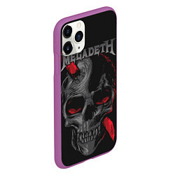 Чехол iPhone 11 Pro матовый Megadeth, цвет: 3D-фиолетовый — фото 2