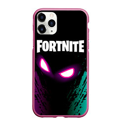 Чехол iPhone 11 Pro матовый FORTNITE, цвет: 3D-малиновый