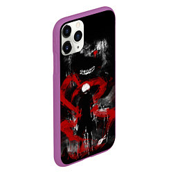 Чехол iPhone 11 Pro матовый TOKYO GHOUL, цвет: 3D-фиолетовый — фото 2