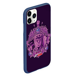 Чехол iPhone 11 Pro матовый JOJOS BIZARRE ADVENTURE, цвет: 3D-тёмно-синий — фото 2