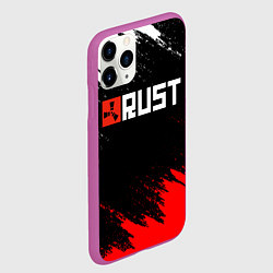 Чехол iPhone 11 Pro матовый RUST, цвет: 3D-фиолетовый — фото 2