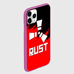 Чехол iPhone 11 Pro матовый RUST, цвет: 3D-фиолетовый — фото 2