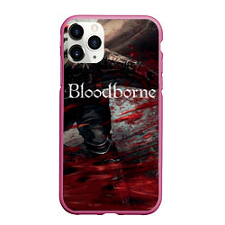 Чехол iPhone 11 Pro матовый Bloodborne, цвет: 3D-малиновый