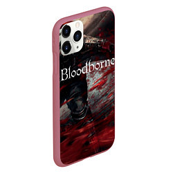 Чехол iPhone 11 Pro матовый Bloodborne, цвет: 3D-малиновый — фото 2