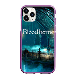 Чехол iPhone 11 Pro матовый Bloodborne, цвет: 3D-фиолетовый