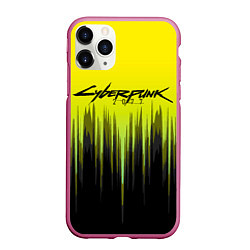 Чехол iPhone 11 Pro матовый CYBERPUNK 2077