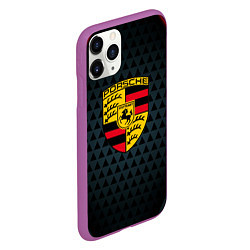 Чехол iPhone 11 Pro матовый PORSCHE, цвет: 3D-фиолетовый — фото 2