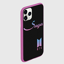 Чехол iPhone 11 Pro матовый BTS Suga, цвет: 3D-фиолетовый — фото 2