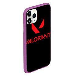 Чехол iPhone 11 Pro матовый VALORANT, цвет: 3D-фиолетовый — фото 2