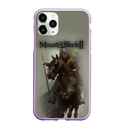 Чехол iPhone 11 Pro матовый Mount and Blade 2, цвет: 3D-сиреневый