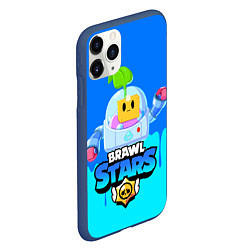 Чехол iPhone 11 Pro матовый Brawl Stars SPROUT, цвет: 3D-тёмно-синий — фото 2