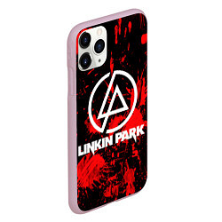 Чехол iPhone 11 Pro матовый Linkin Park, цвет: 3D-розовый — фото 2
