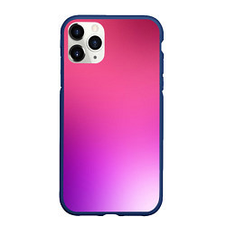 Чехол iPhone 11 Pro матовый Нежный цвет, цвет: 3D-тёмно-синий