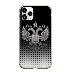 Чехол iPhone 11 Pro матовый Герб, цвет: 3D-салатовый