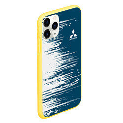 Чехол iPhone 11 Pro матовый Mitsubishi, цвет: 3D-желтый — фото 2