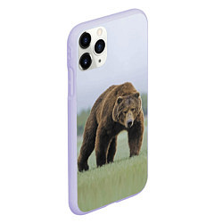 Чехол iPhone 11 Pro матовый Россия, цвет: 3D-светло-сиреневый — фото 2