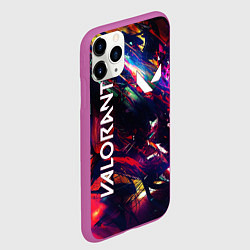 Чехол iPhone 11 Pro матовый VALORANT, цвет: 3D-фиолетовый — фото 2