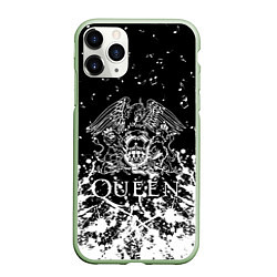 Чехол iPhone 11 Pro матовый QUEEN, цвет: 3D-салатовый