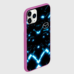 Чехол iPhone 11 Pro матовый MAZDA, цвет: 3D-фиолетовый — фото 2