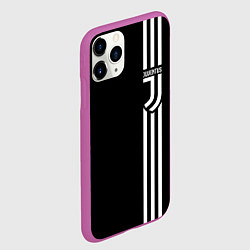 Чехол iPhone 11 Pro матовый JUVENTUS, цвет: 3D-фиолетовый — фото 2