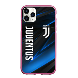 Чехол iPhone 11 Pro матовый JUVENTUS, цвет: 3D-малиновый