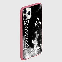 Чехол iPhone 11 Pro матовый ASSASSINS CREED, цвет: 3D-малиновый — фото 2