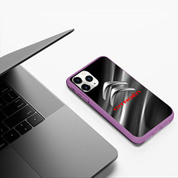 Чехол iPhone 11 Pro матовый CITROEN, цвет: 3D-фиолетовый — фото 2