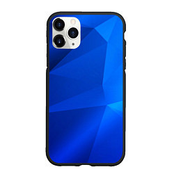 Чехол iPhone 11 Pro матовый SHADES OF BLUE, цвет: 3D-черный