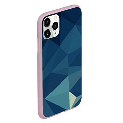 Чехол iPhone 11 Pro матовый DARK BLUE, цвет: 3D-розовый — фото 2