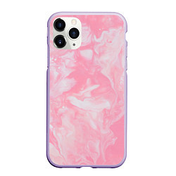 Чехол iPhone 11 Pro матовый Розовая Богемия, цвет: 3D-светло-сиреневый
