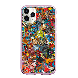 Чехол iPhone 11 Pro матовый Стикеры