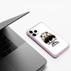 Чехол iPhone 11 Pro матовый Hibernation, цвет: 3D-розовый — фото 2