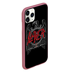 Чехол iPhone 11 Pro матовый Slayer, цвет: 3D-малиновый — фото 2