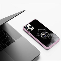 Чехол iPhone 11 Pro матовый МОТОЦИКЛЫ, цвет: 3D-розовый — фото 2