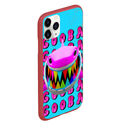 Чехол iPhone 11 Pro матовый 6IX9INE- GOOBA, цвет: 3D-красный — фото 2