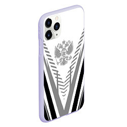 Чехол iPhone 11 Pro матовый Россия, цвет: 3D-светло-сиреневый — фото 2