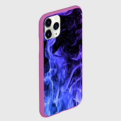 Чехол iPhone 11 Pro матовый ОГОНЬ, цвет: 3D-фиолетовый — фото 2