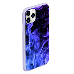 Чехол iPhone 11 Pro матовый ОГОНЬ, цвет: 3D-светло-сиреневый — фото 2